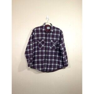 VTG Outdoor Exchange Mens Plaid Jacket Shacket XL Red 80s Outdoors Gorpcore